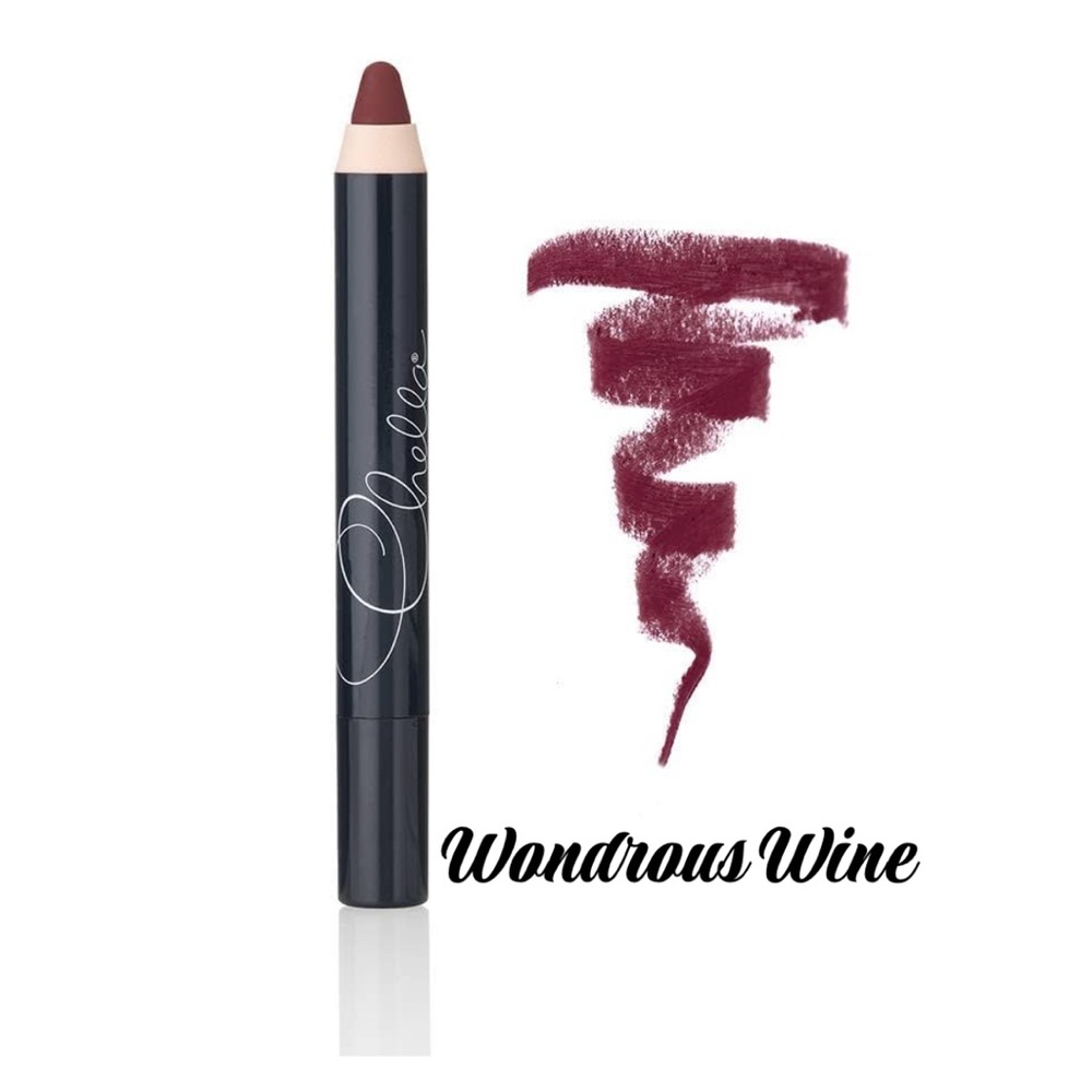 NWOB Chella Wondrous Wine Lipstick Pencil